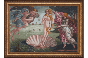 Набір для вишивки нитками та бісером за мотивами С. Ботічеллі "Народження Венери" Чарівна Мить М-15